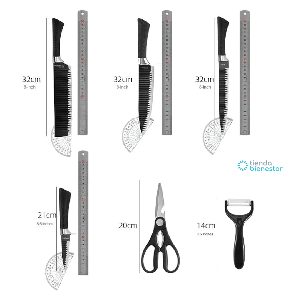 Set x 6 Cuchillos Profesionales