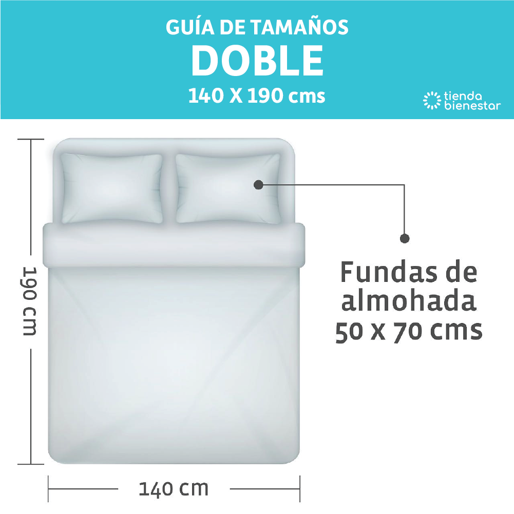 Juego de sábanas Premium Hoteleras 180 hilos <br> Sábana + Sobre sábana + 2 fundas almohadas