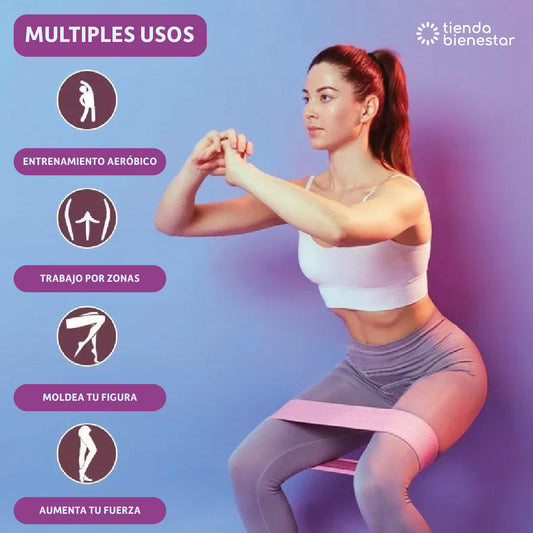 Set x 3 Bandas Elásticas Pilates