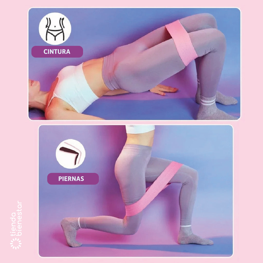 Set x 3 Bandas Elásticas Pilates