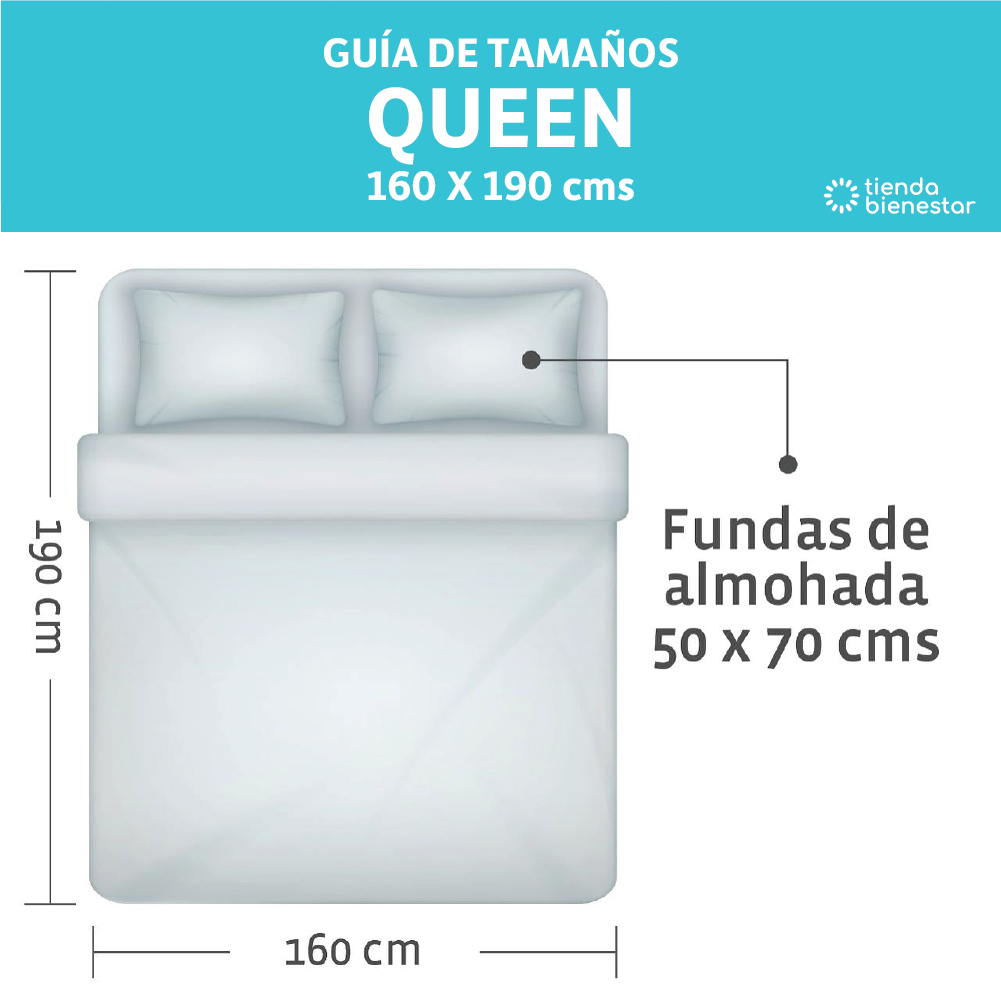 Juego de sábanas Premium Hoteleras 180 hilos <br> Sábana + Sobre sábana + 2 fundas almohadas